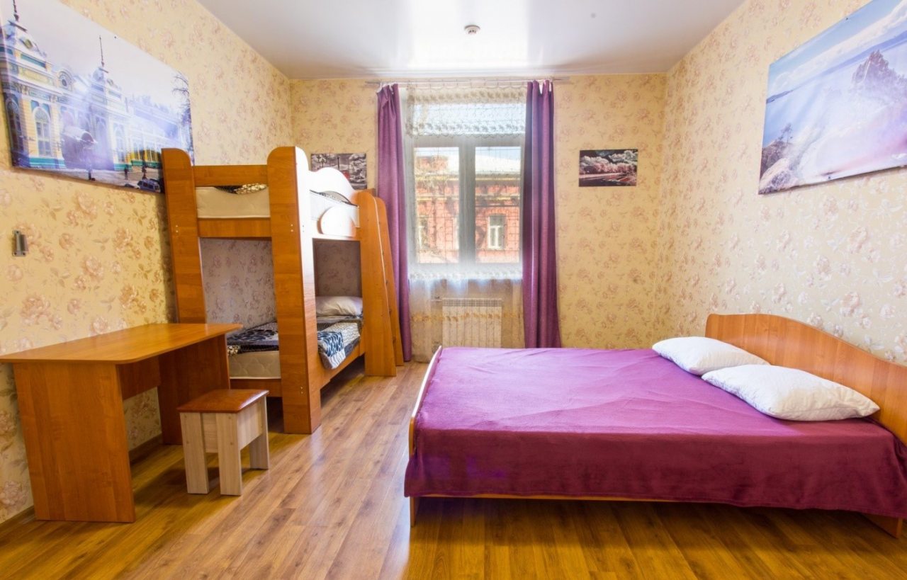 Четырехместный (Семейная комната) хостела ViVa SibHome, Иркутск