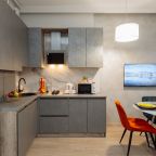 Квартира (Евродвушка с видом во двор), Дизайнерские апартаменты у реки