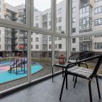 Квартира (Евродвушка с видом во двор), Дизайнерские апартаменты у реки