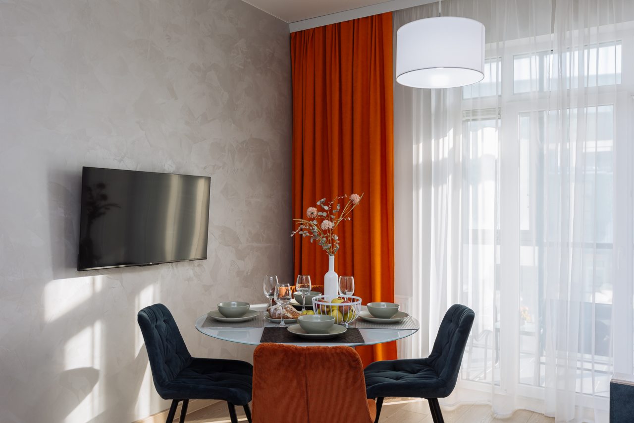 Квартира (Евродвушка с видом на реку), Дизайнерские апартаменты у реки