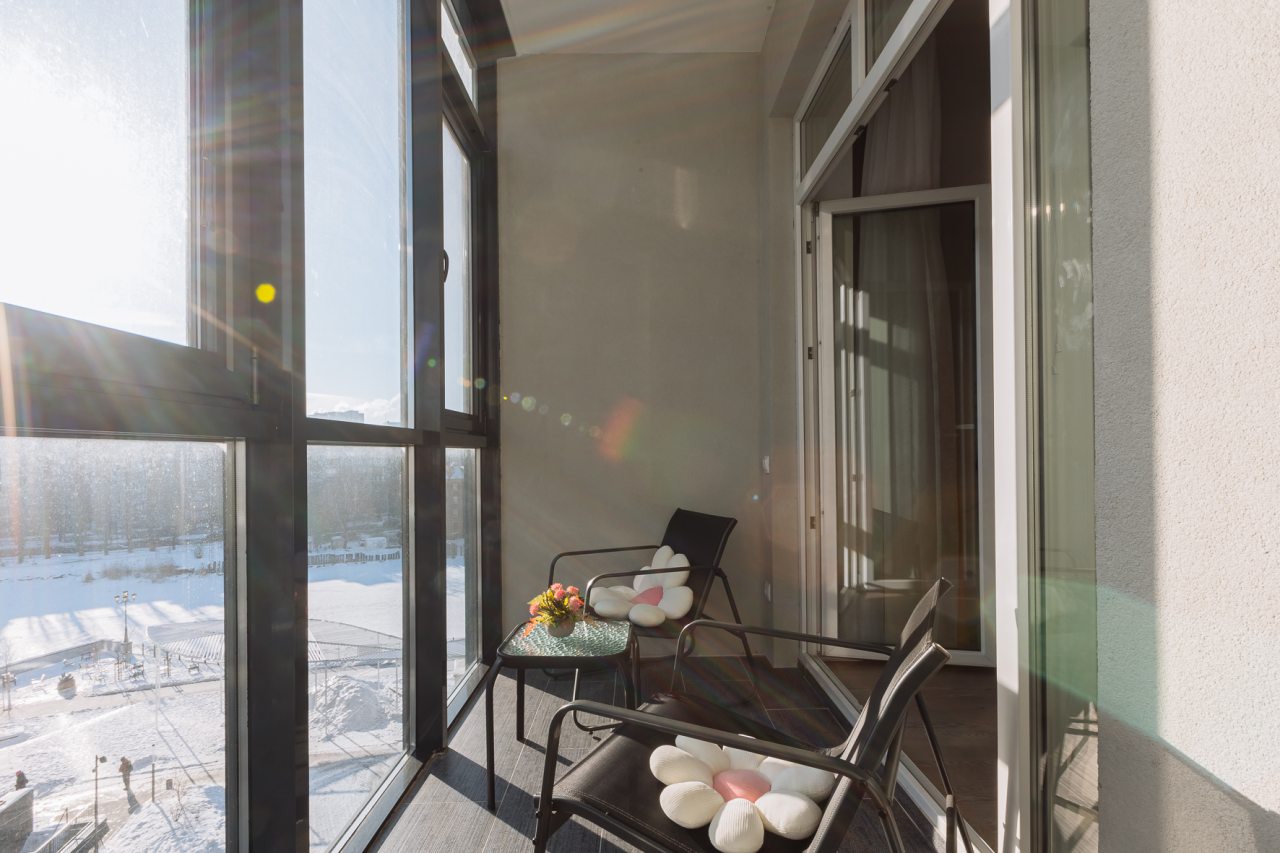 Квартира (Евродвушка с видом на реку), Дизайнерские апартаменты у реки