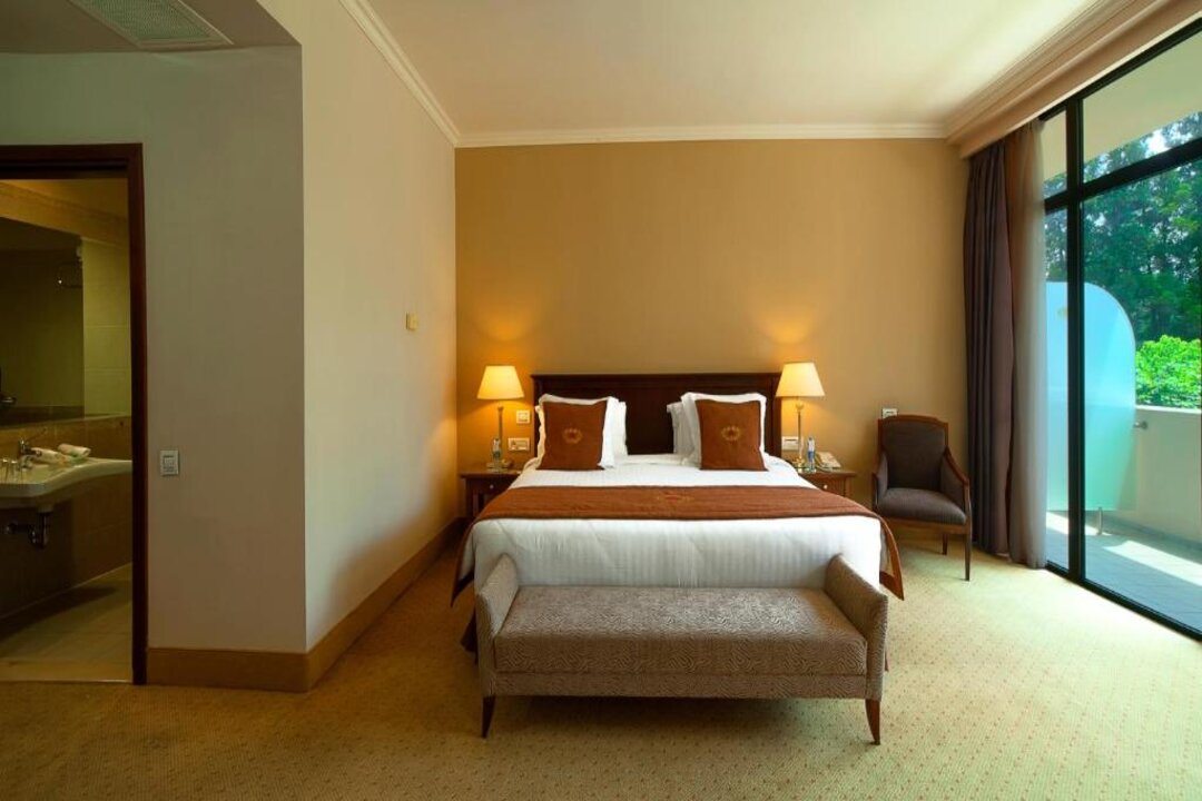 Трехместный (Улучшенный двухместный номер с 1 кроватью и видом на сад и улицу) отеля Джорджия Палас Отель & СПА, Кобулети
