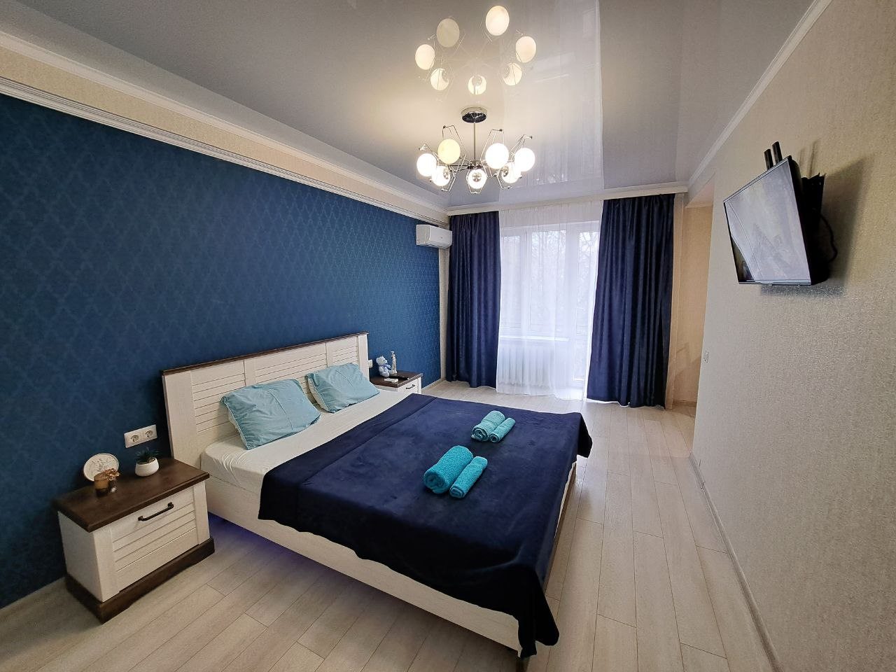 Квартира (Blue Room Apartment на Московской 82/1) апартамента Blue Room на Московской 82/1, Пятигорск