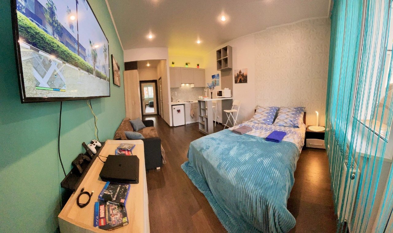 Апартаменты Уютная и яркая квартира с Sony PlayStation 4, Тверь