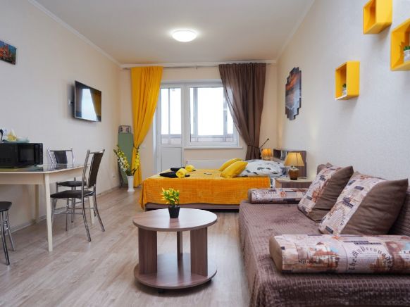 Апартаменты Уютная квартира-студия у ж/д вокзала, Тверь