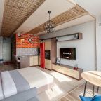 Студио (Апартаменты RentPlaza с красивым видом на волгу), Апартаменты RentPlaza Ново-Садовая 201Б
