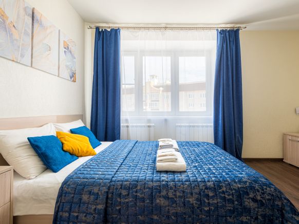 Апартаменты Уютная 1-к квартира в Волжском-3 на Ермолаева 4 от RentAp. 4 сп. места