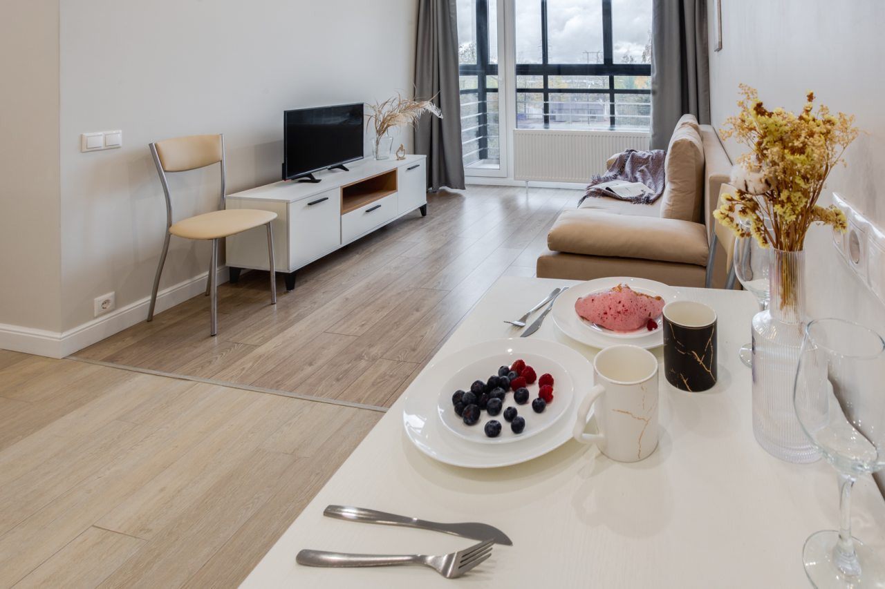 Апартаменты (Квартира  1-к., 45 м², 3/12 эт.), Апартаменты Роскошные 1-к апартаменты (евродвушка)