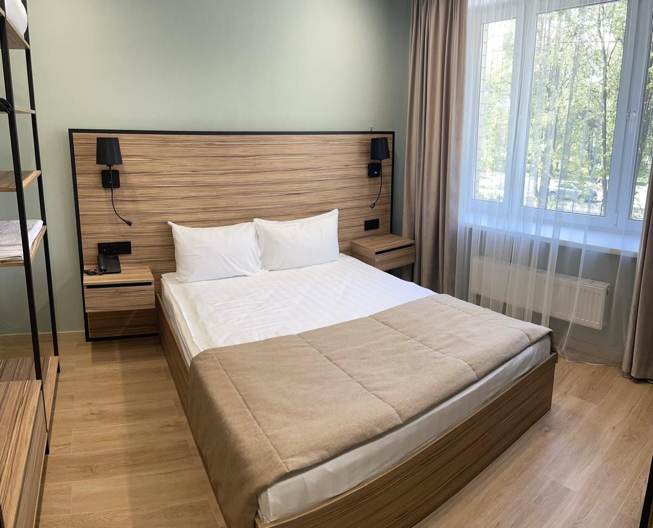 Двухместный (Стандарт 2-местный (двухспальная кровать или 2 раздельные кровати)) гостиницы Центральная, Домодедово