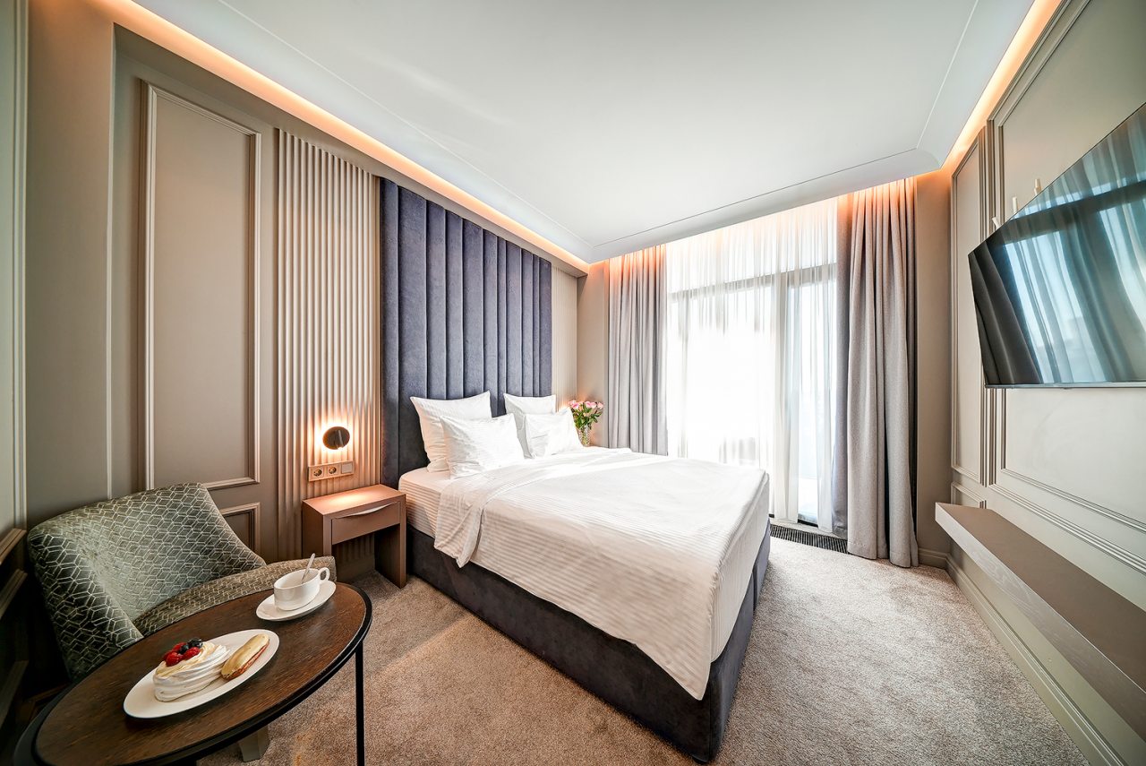 Двухместный (Апартаменты с видом на парк и зелень 3-4), Апартаменты В отеле на Ленина 217а