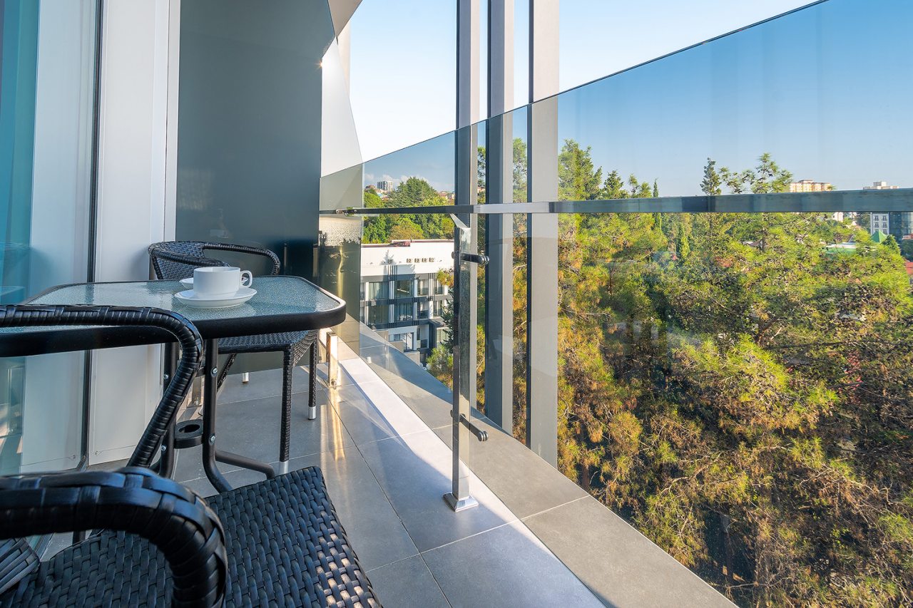 Двухместный (Апартаменты с частичным видом на море 5-5), Апартаменты В отеле на Ленина 217а