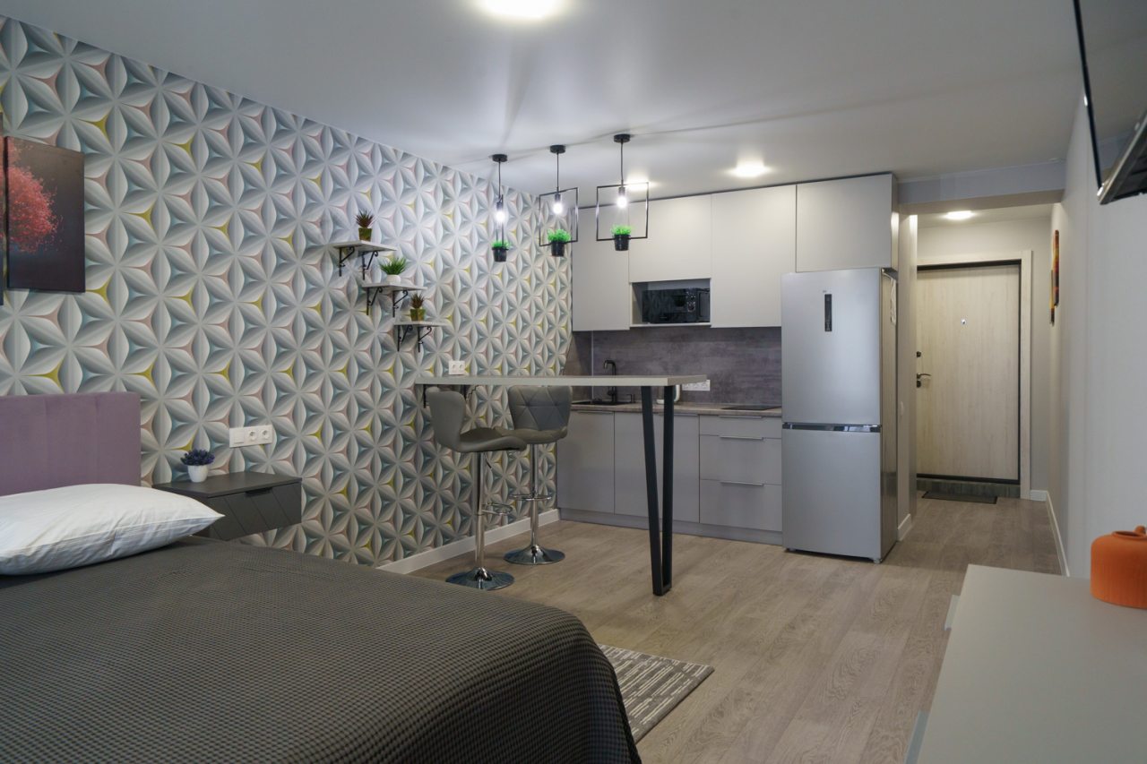 квартира студия на двоих человек