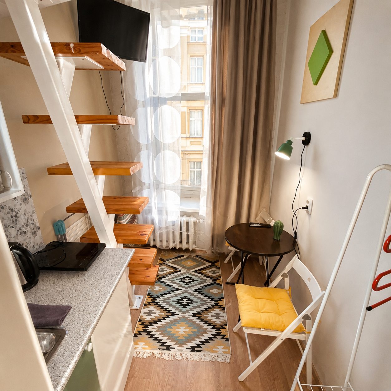 Двухместный (Апартаменты с кухней и видом на город (номер 2)), Апартаменты ROOMSTAY Садовая