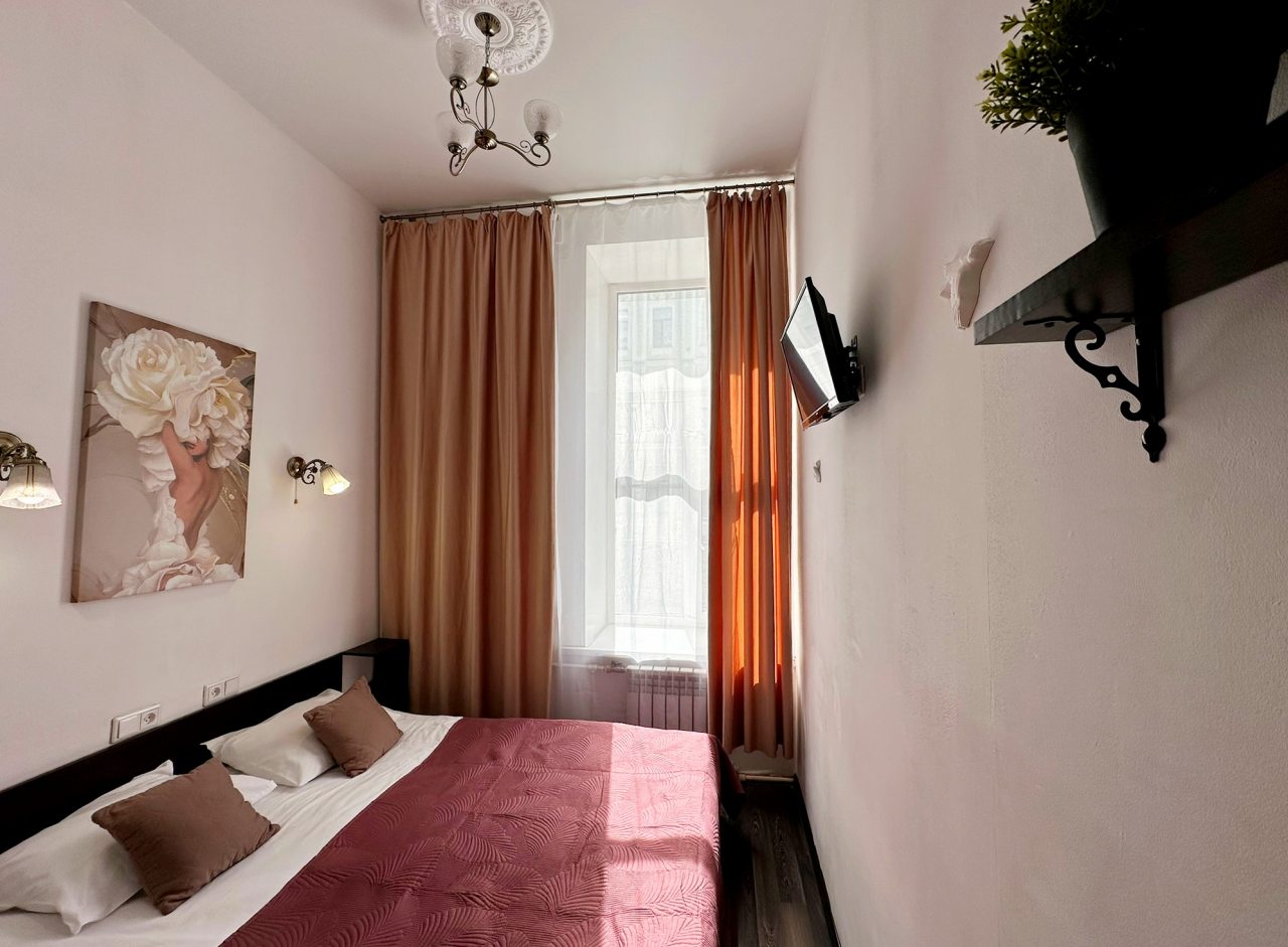 Двухместный (Номер с 1 двуспальной кроватью №4,5), Гостевой дом Boho Nevsky 132 Hotel