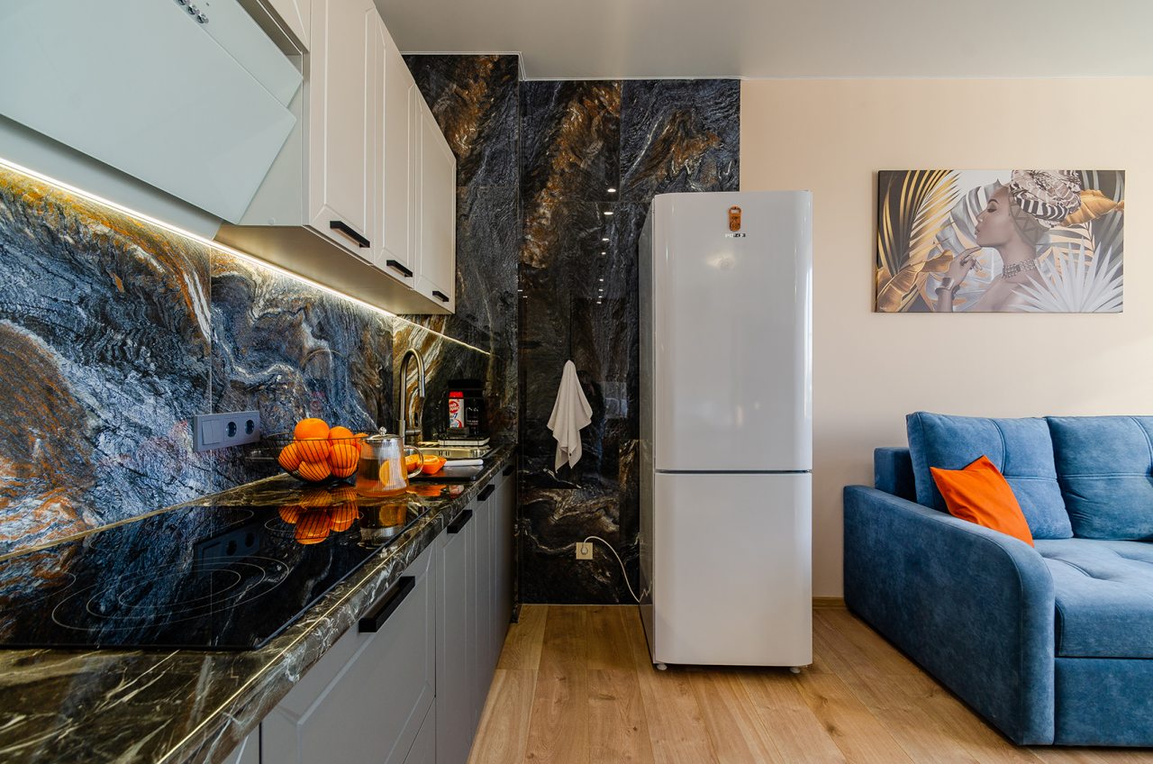 Квартира (Дизайнерская 1 комнатная), Апартаменты На Волге