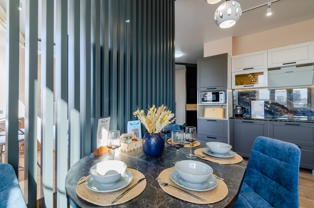 Квартира (Дизайнерская 1 комнатная), Апартаменты На Волге