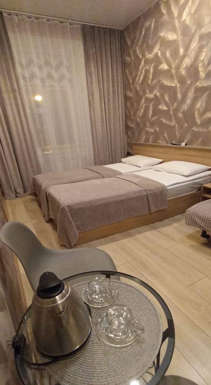 Двухместный (Двухместный номер с одной двуспальной кроватью или двумя односпальными кроватями. №5) мини-отеля Hotel 812, Санкт-Петербург