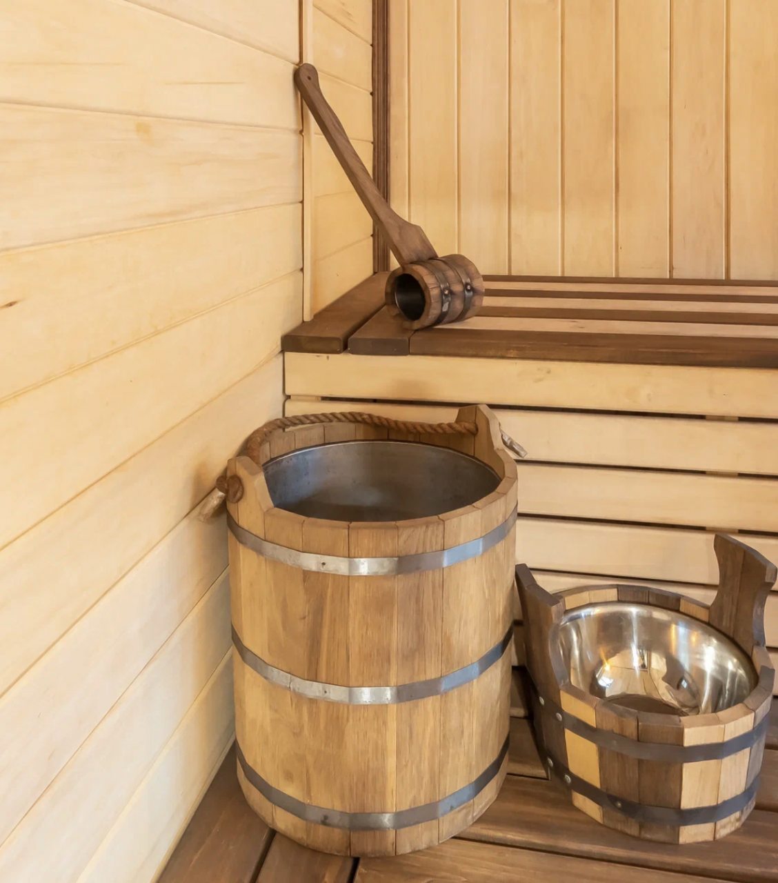Сауна на территории
