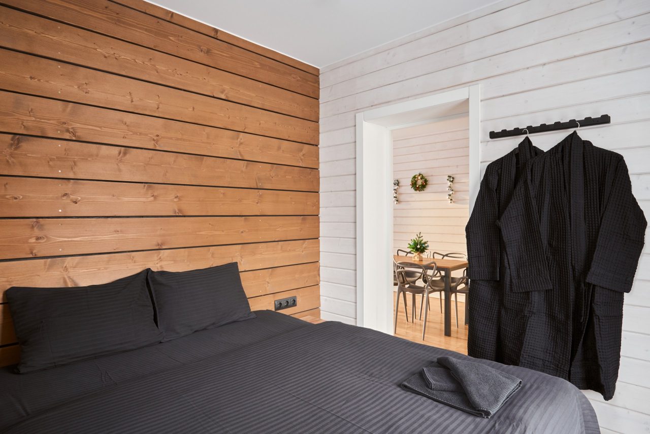 С двумя спальнями и баней