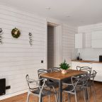 Коттедж (С двумя спальнями и баней  (растопка бани и чана не включена в стоимость)), Коттедж Black Village Family