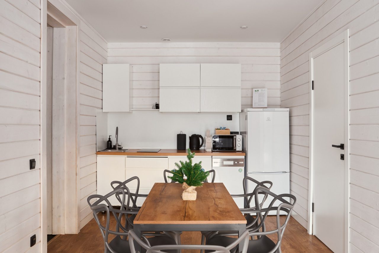 С двумя спальнями и баней