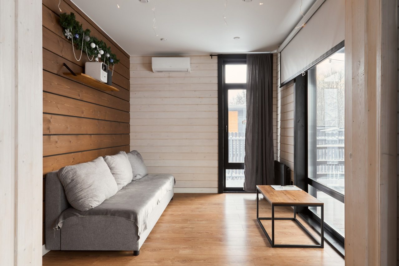 С двумя спальнями и баней