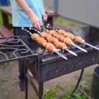 Запечённый картофель на наших шампурах