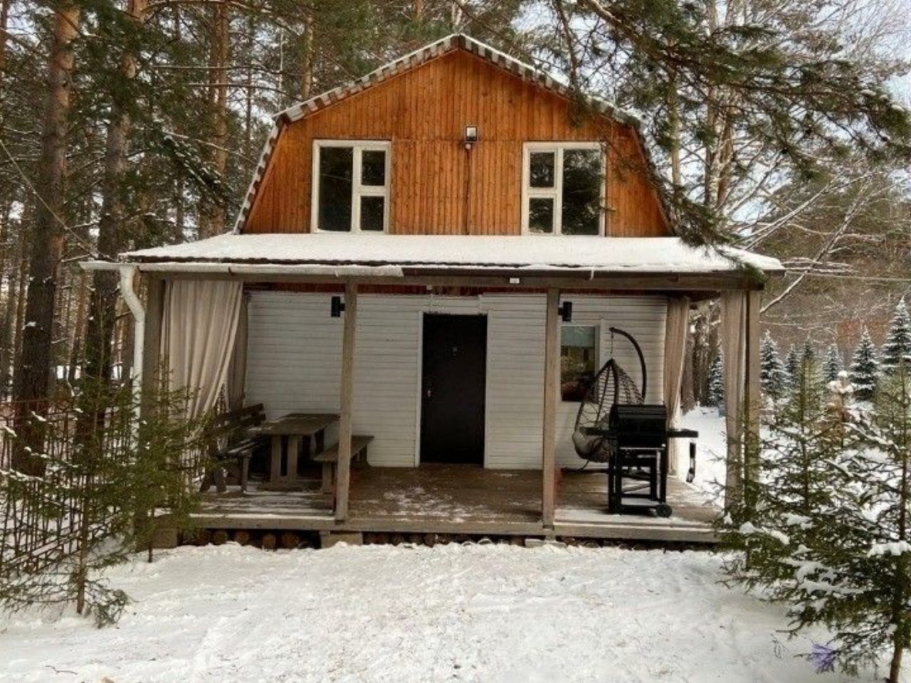 Шестиместный (Дом с верандой), База отдыха Дух Тайги