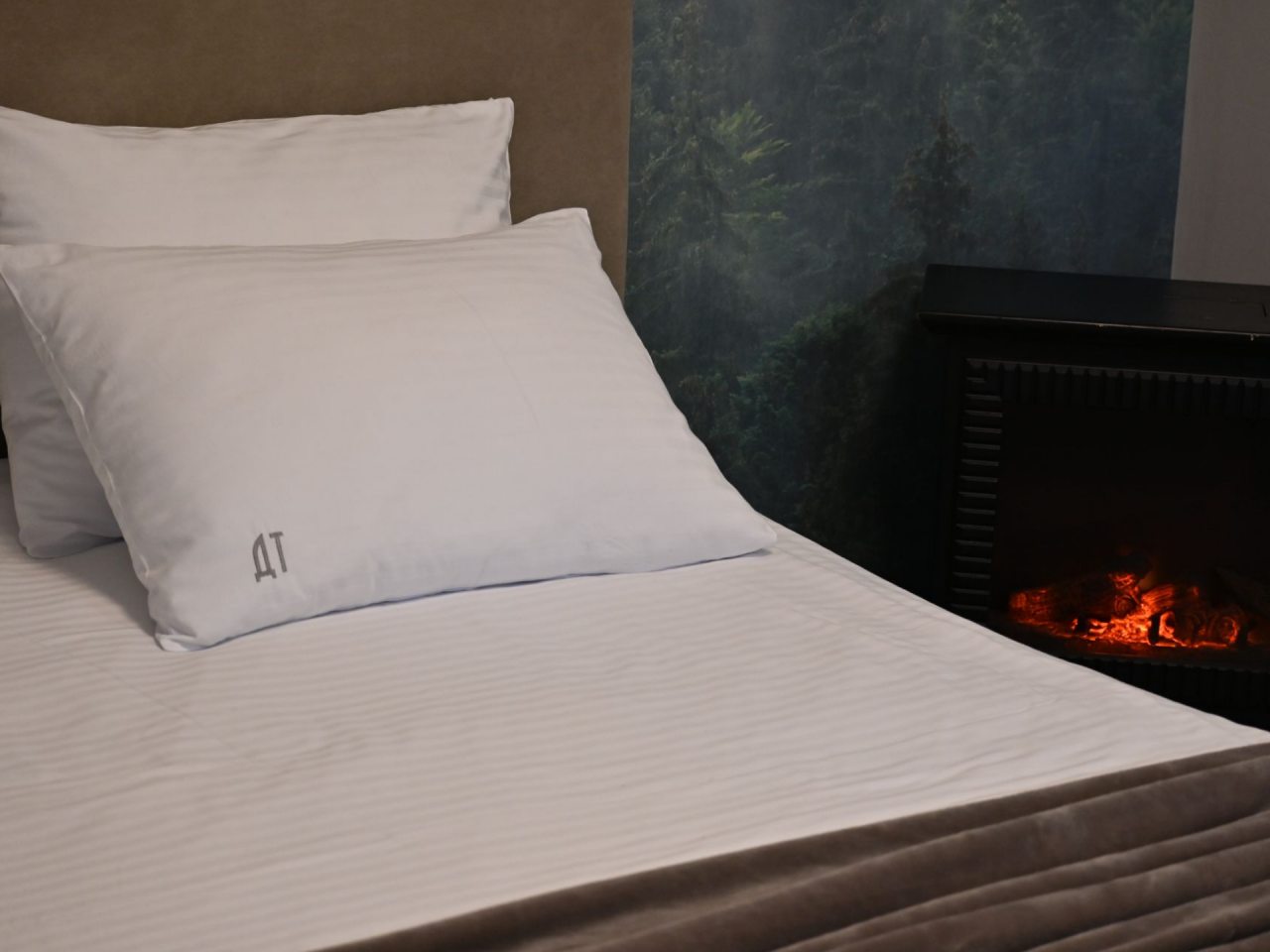 Электрокамин, База отдыха Дух Тайги