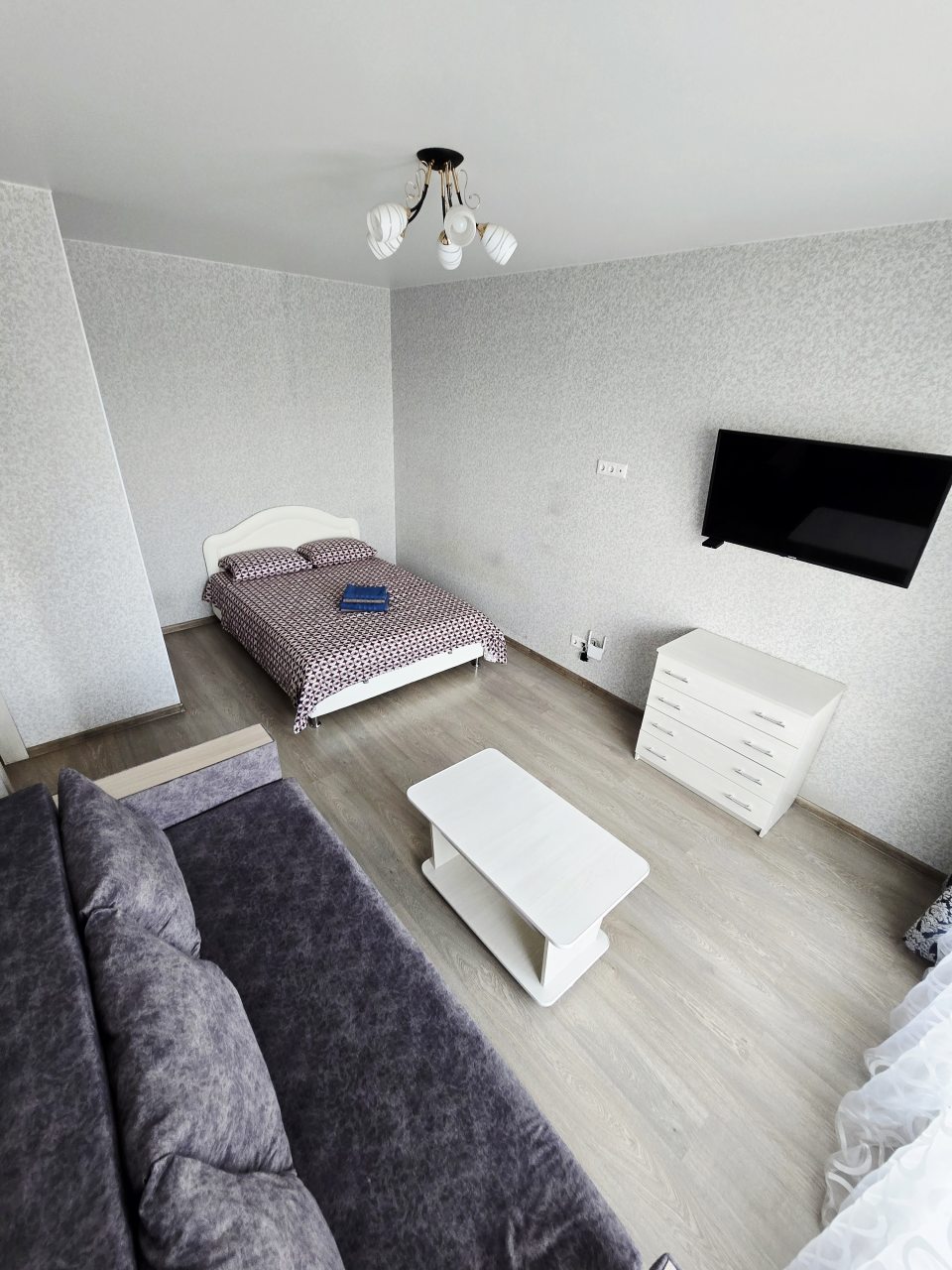 Двухместный (КемКомфорт на 15 этаже (л)), Апартаменты На пр-те Московском 2б