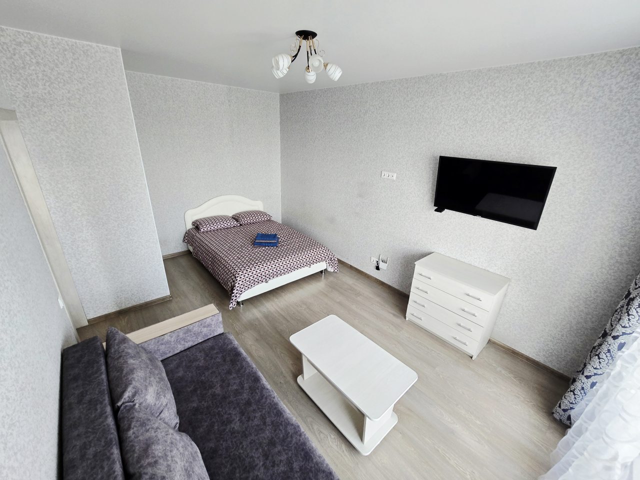 Двухместный (КемКомфорт на 15 этаже (л)), Апартаменты На пр-те Московском 2б