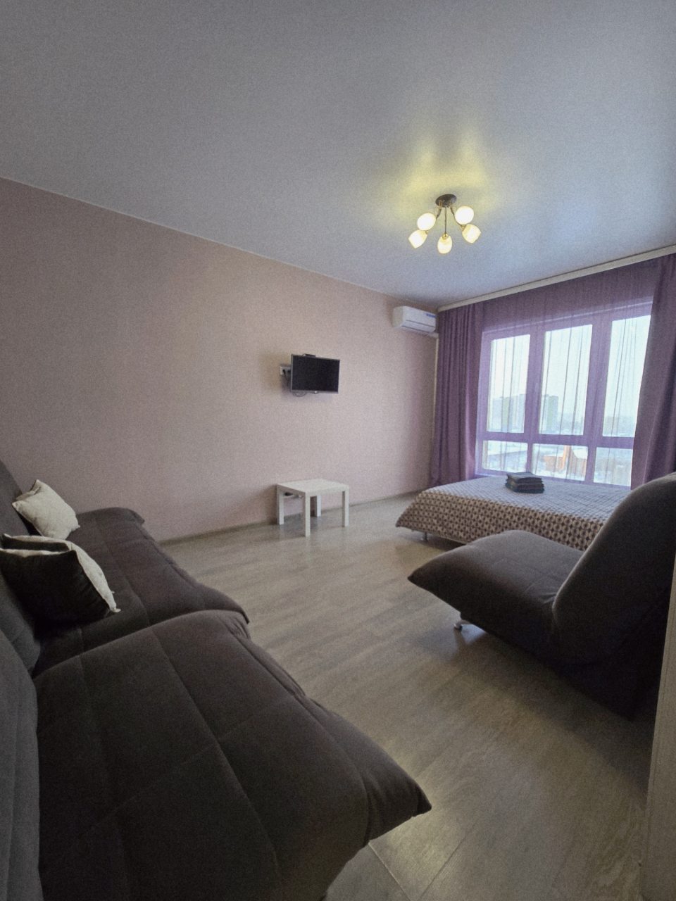 Двухместный (КемКомфорт на 15 этаже (п)), Апартаменты На пр-те Московском 2б