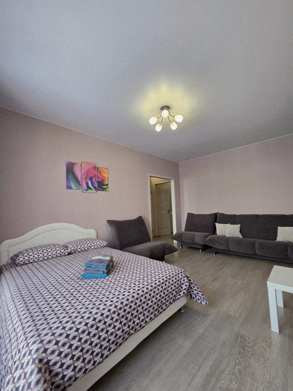 Двухместный (КемКомфорт на 15 этаже (п)), Апартаменты На пр-те Московском 2б