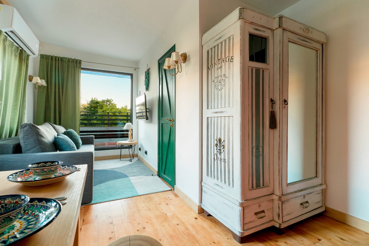 Апартаменты (Панорамные апартаменты с террасой и видом на море), Petra Garden Beach Hotel