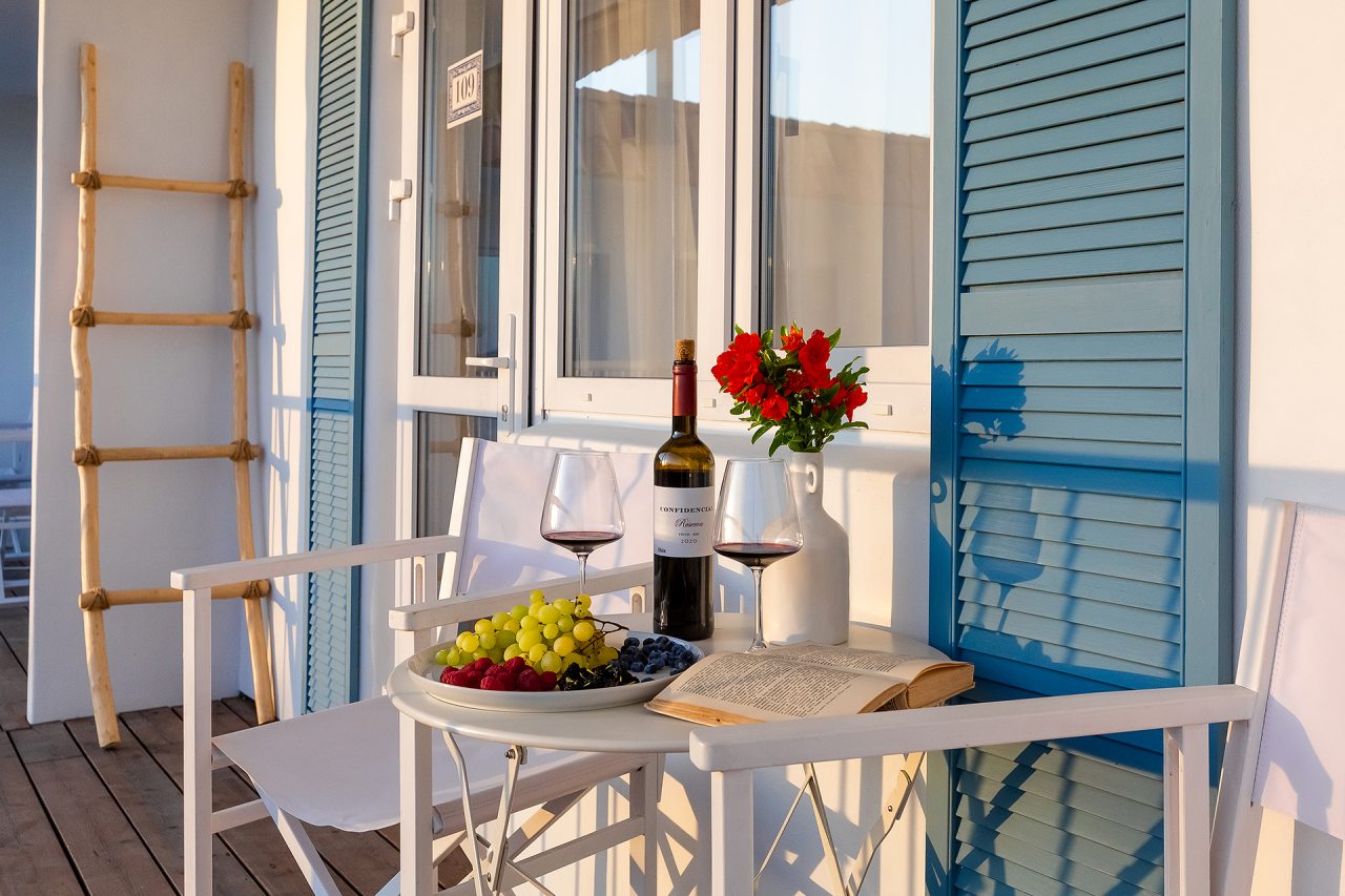 Двухместный (Улучшенный номер с террасой), Petra Garden Beach Hotel