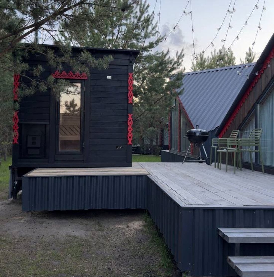 Двухместный (Русский с баней), Загородный отель Lucky Glamping