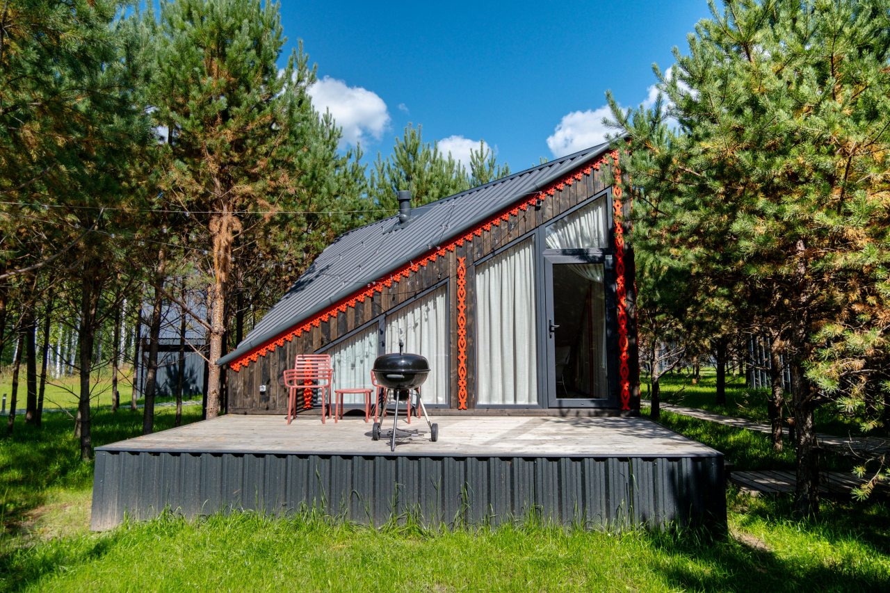 Двухместный (Русский с баней), Загородный отель Lucky Glamping