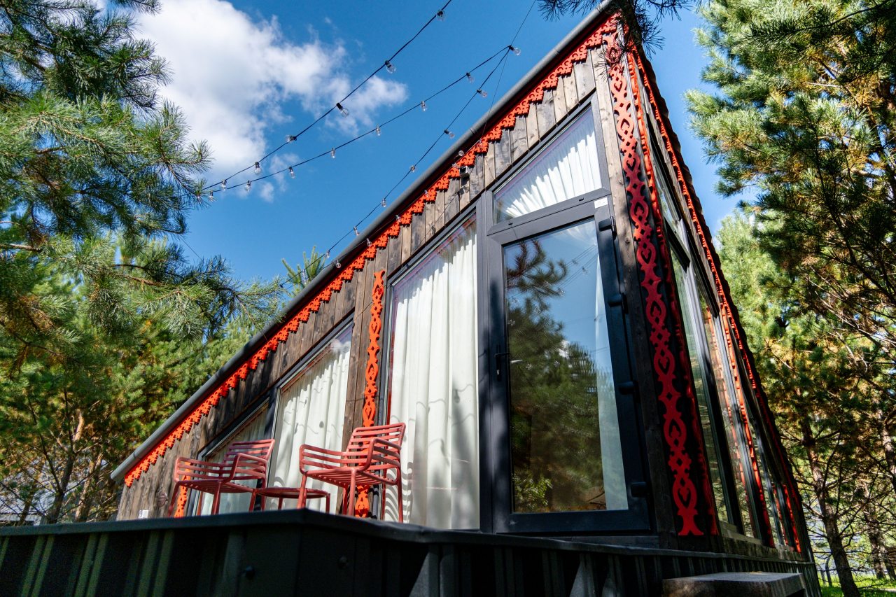 Двухместный (Русский с баней), Загородный отель Lucky Glamping