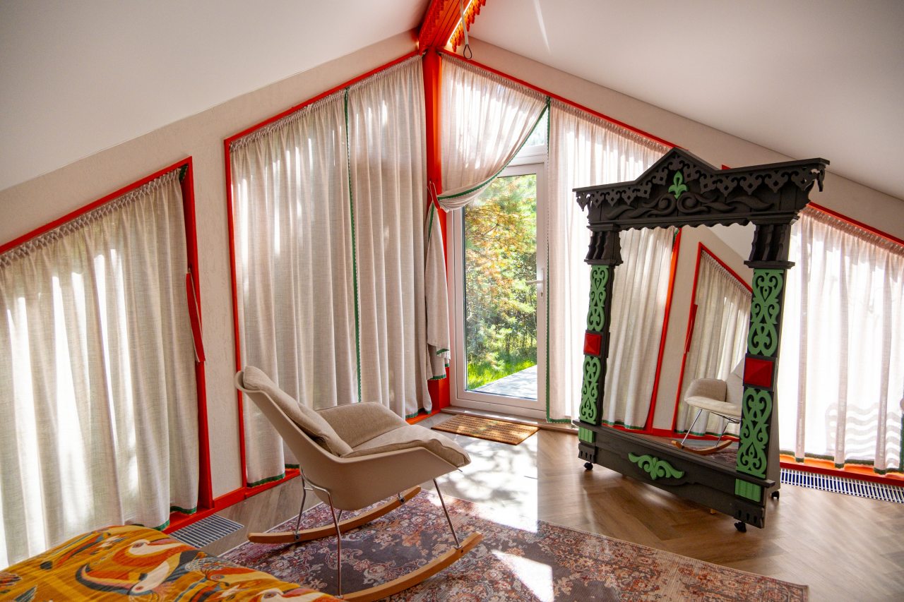 Двухместный (Русский с баней), Загородный отель Lucky Glamping