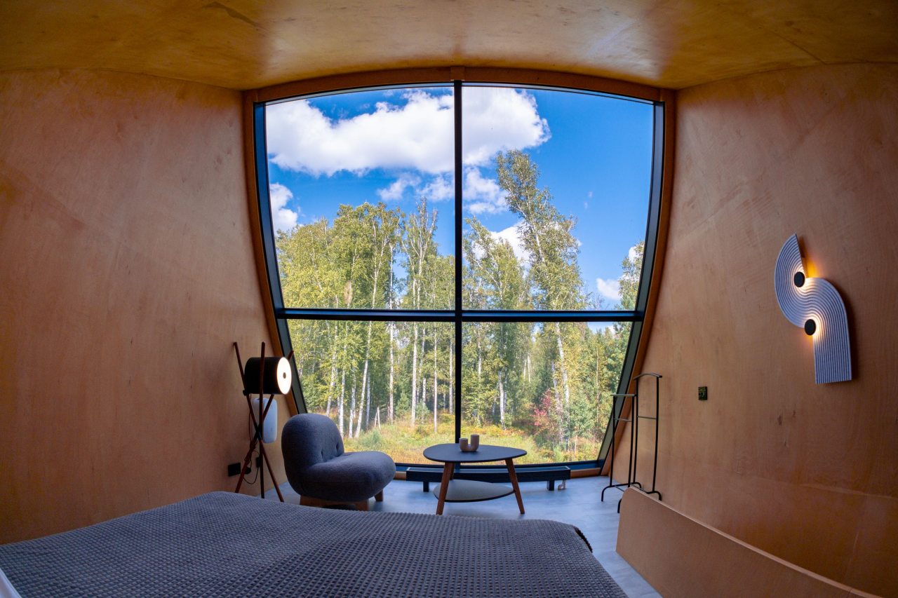 Двухместный (Скай с баней), Загородный отель Lucky Glamping