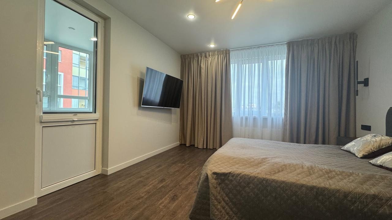 Двухместный (Апартаменты с лоджией), Апартаменты NicePlaceSPB на Охте