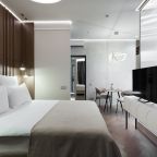 Трёхместный и более (Янтарь), Апартаменты Lux с террасой в центре Москвы