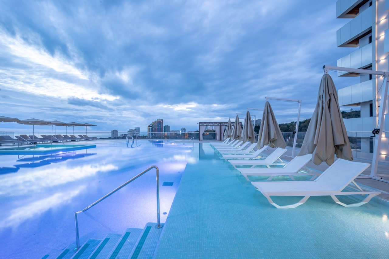 Открытый бассейн, Отель Luciano Hotel&SPA Sochi