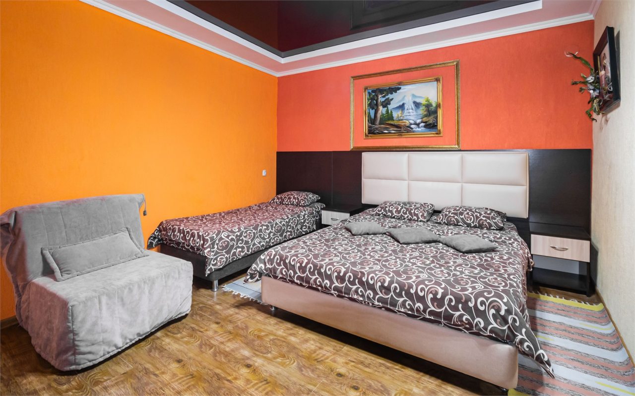 Люкс (KING SIZE 4+1 ( 2х комнатный) люкс), Отель Анютины Глазки