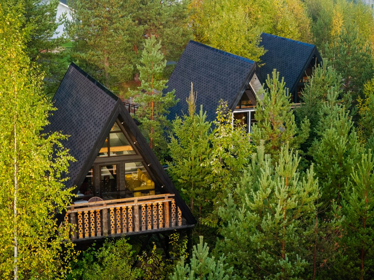 Коттедж (A-frame), Спа-отель Дворцы