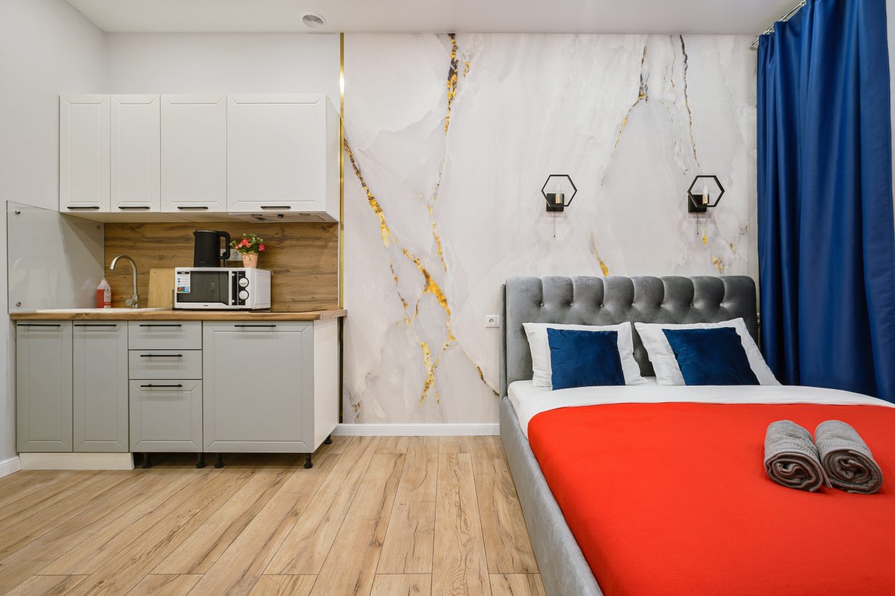 Апартаменты (Волоколамское шоссе 71/22к1. Однокомнатные для 2 гостей), Апартаменты MaxRealty24 Москва Волоколамское шоссе д 71/22к3