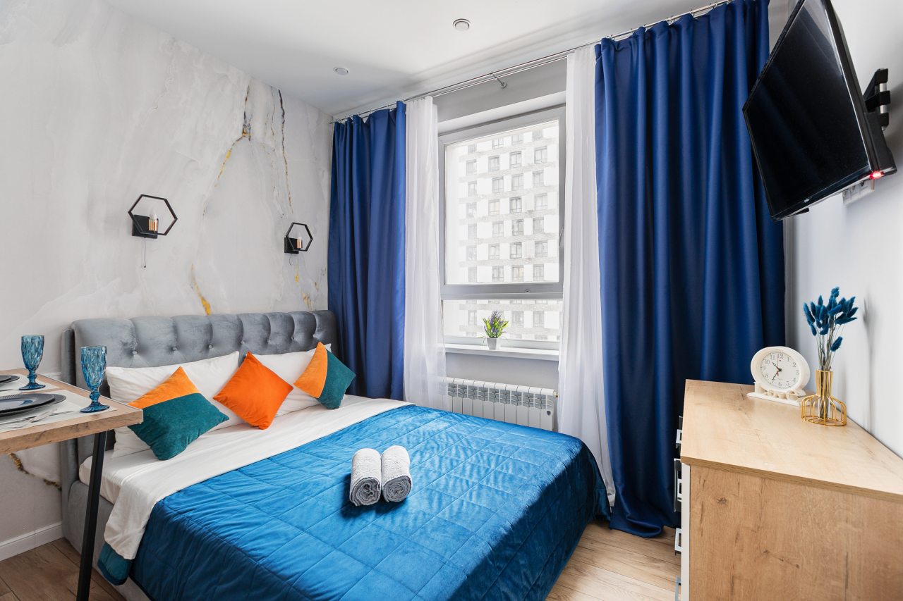 Апартаменты (Волоколамское шоссе 71/22к1. Однокомнатные для 2 гостей), Апартаменты MaxRealty24 Москва Волоколамское шоссе д 71/22к3