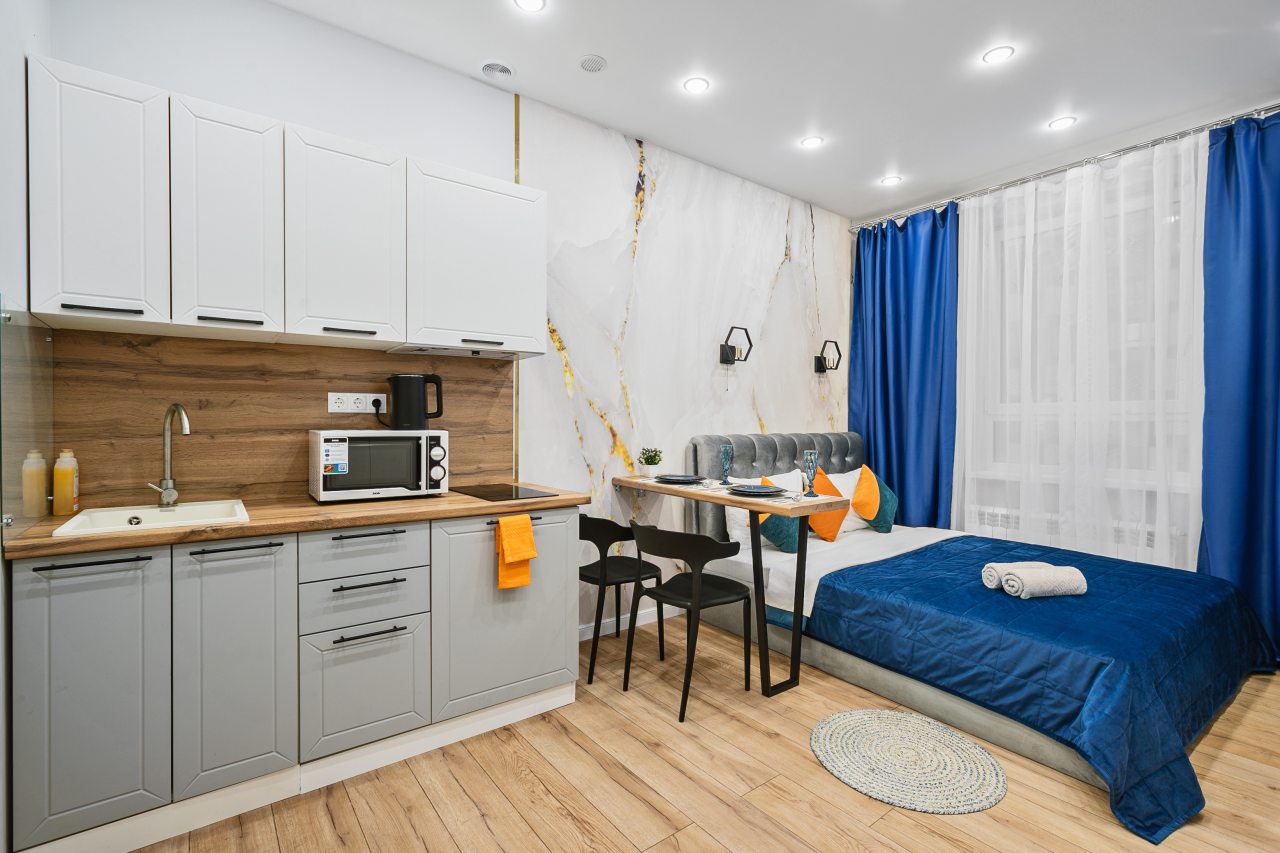 Апартаменты (Волоколамское шоссе 71/22к1. Однокомнатные для 2 гостей), Апартаменты MaxRealty24 Москва Волоколамское шоссе д 71/22к3