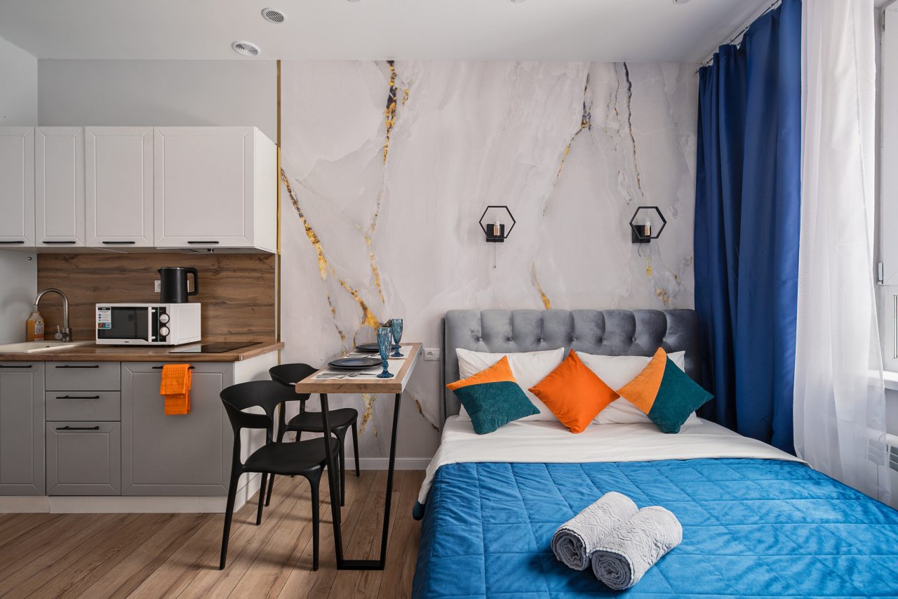 Апартаменты (Волоколамское шоссе 71/22к1. Однокомнатные для 2 гостей), Апартаменты MaxRealty24 Москва Волоколамское шоссе д 71/22к3