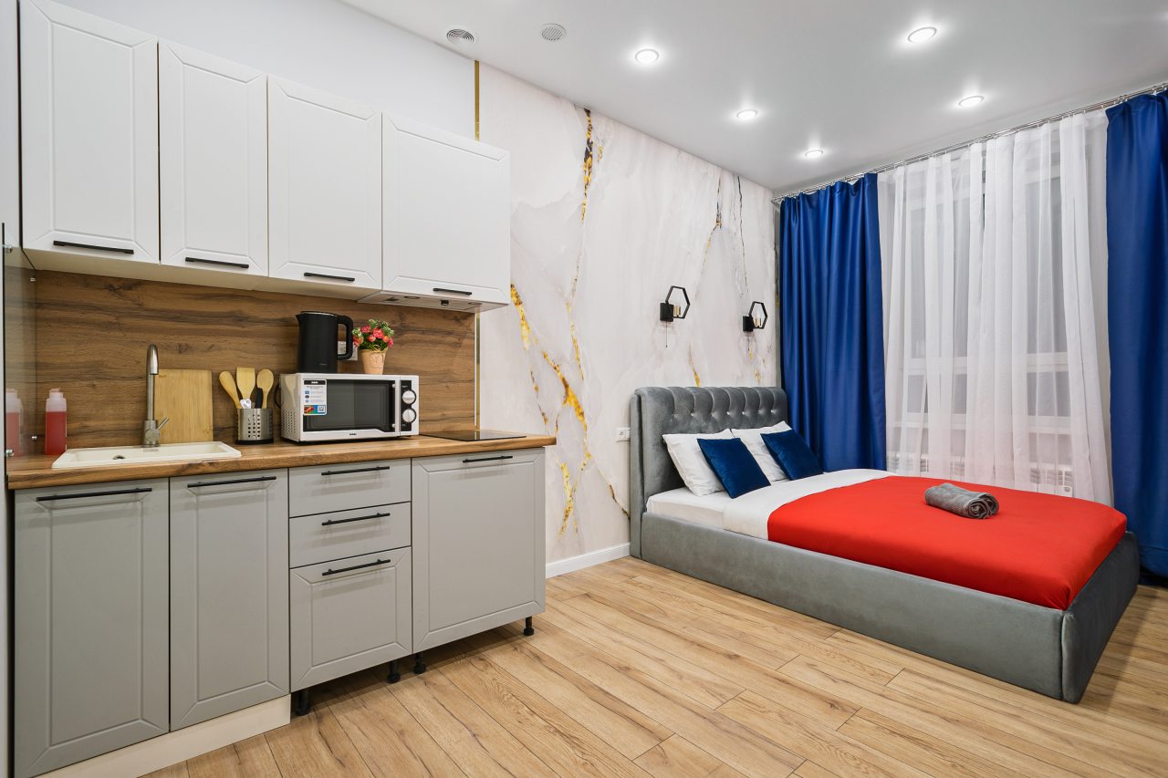 Апартаменты (Волоколамское шоссе 71/22к1. Однокомнатные для 2 гостей), Апартаменты MaxRealty24 Москва Волоколамское шоссе д 71/22к3